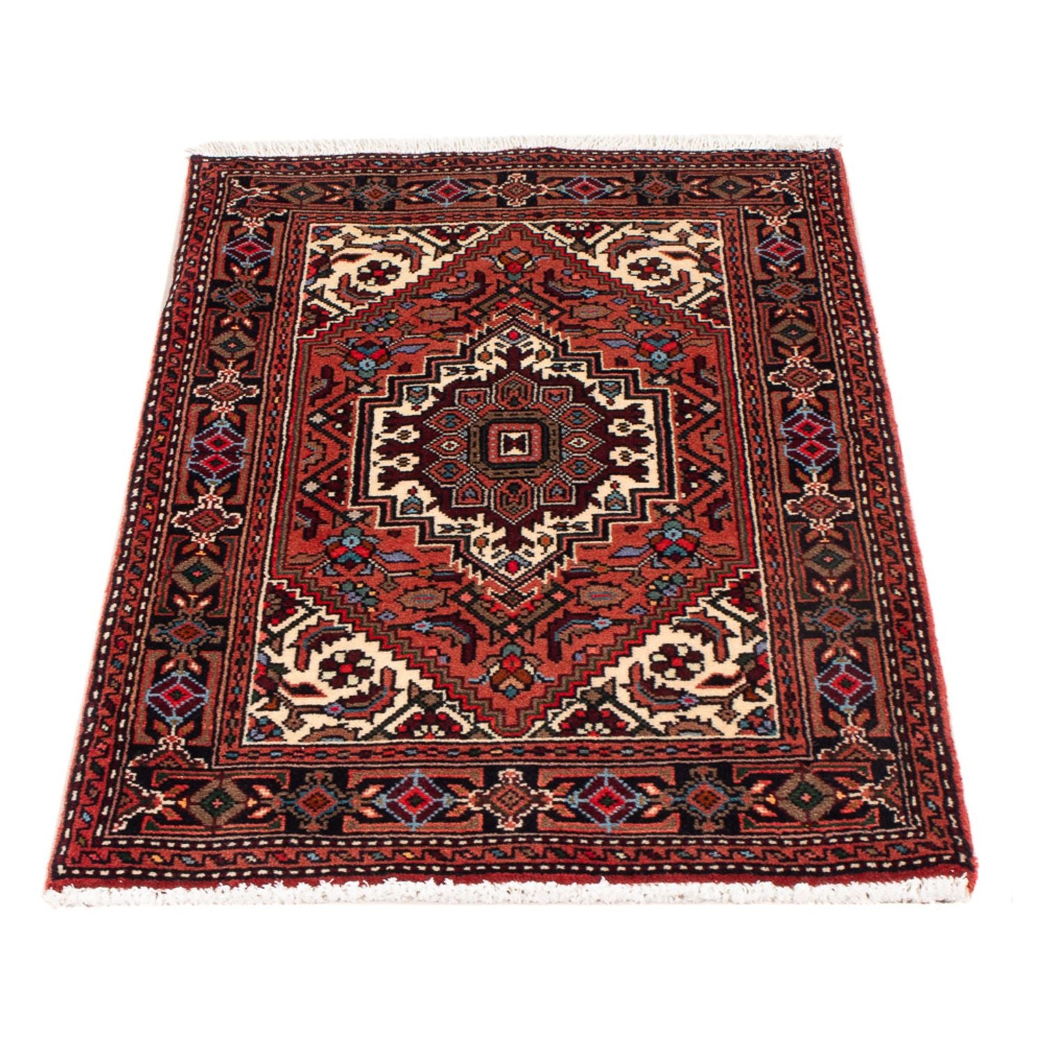 Tapis persan - Nomadic - 90 x 54 cm - rouge