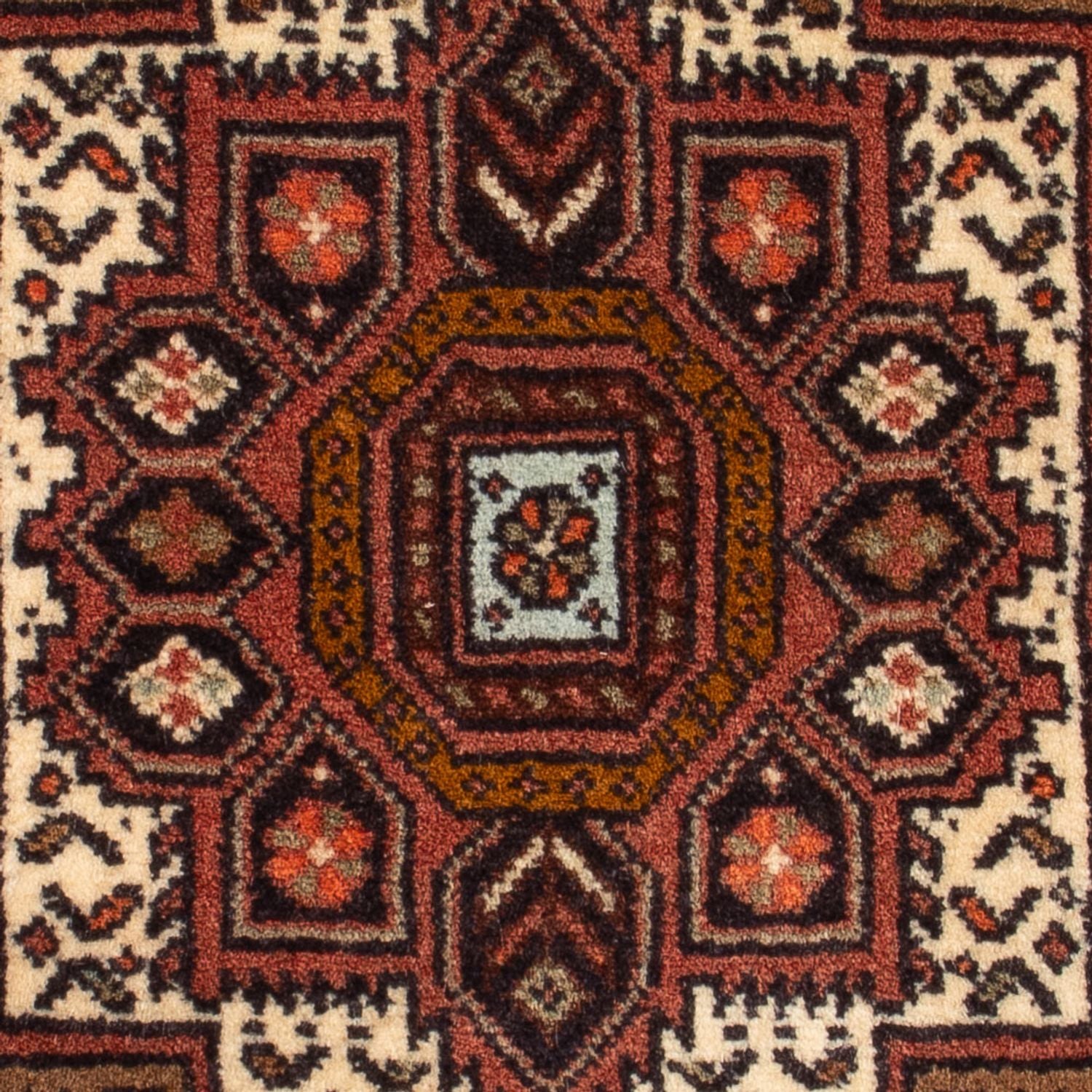 Tapis persan - Nomadic - 60 x 40 cm - rouge