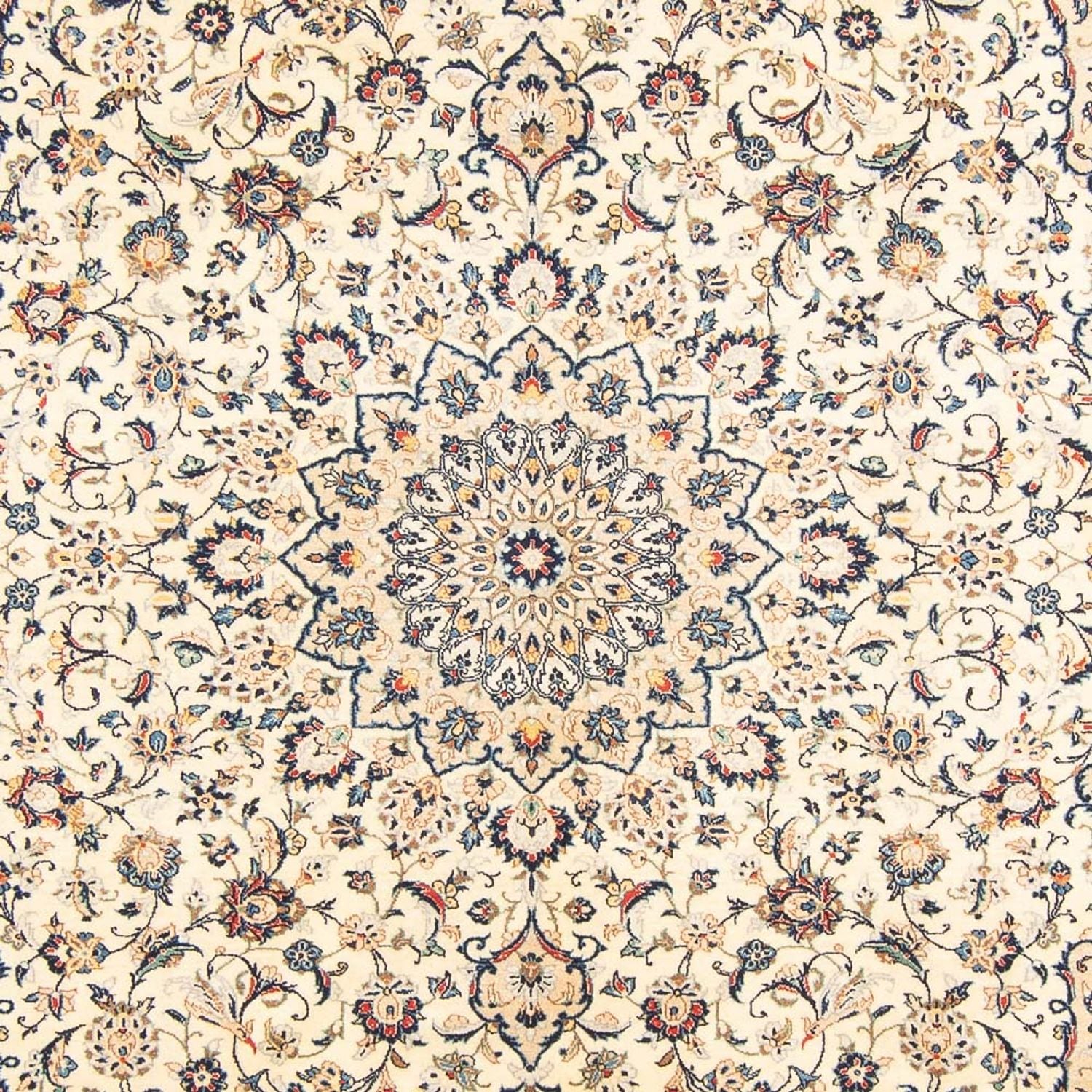 Tapis persan - Keshan - 299 x 212 cm - crème