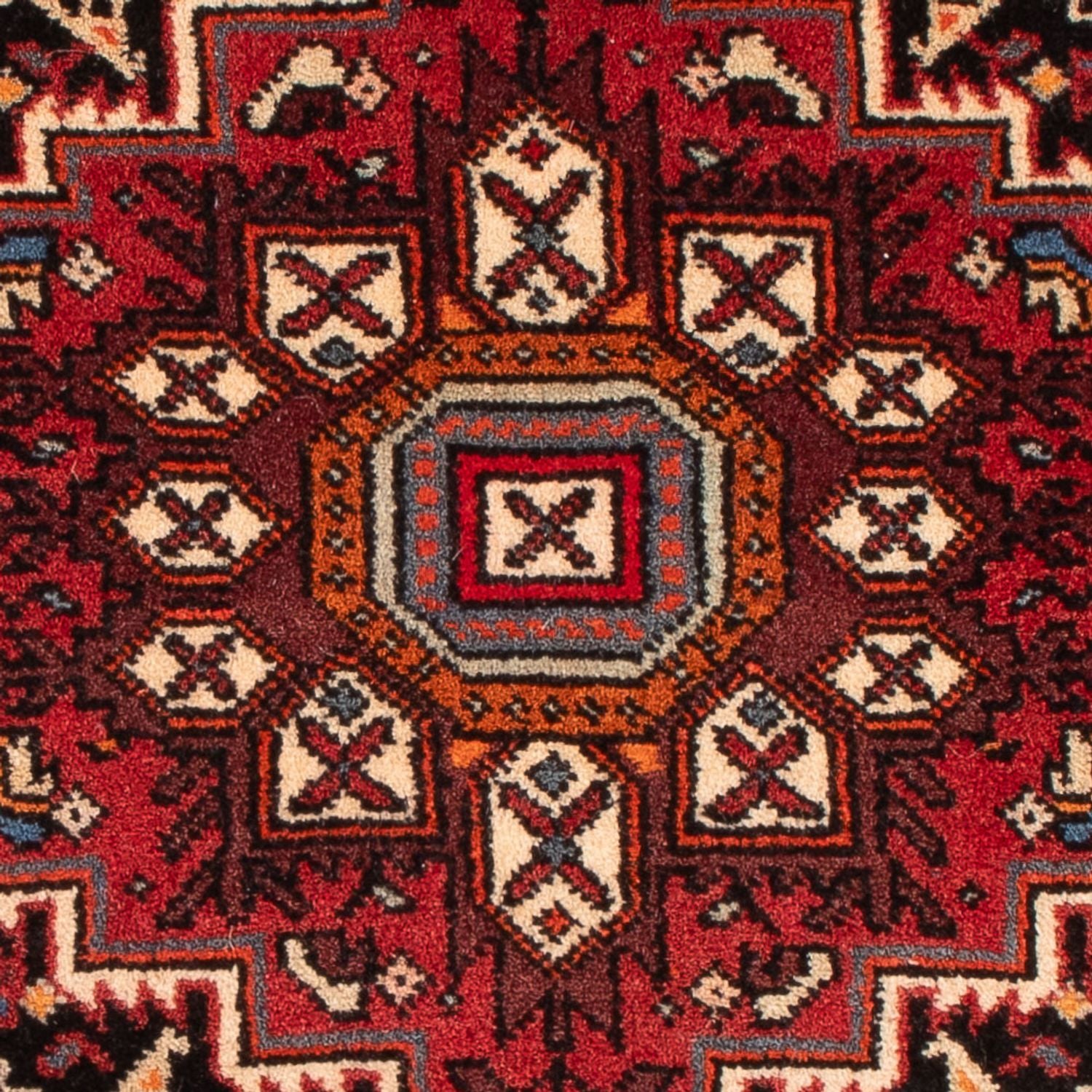 Tapis persan - Nomadic - 60 x 40 cm - rouge