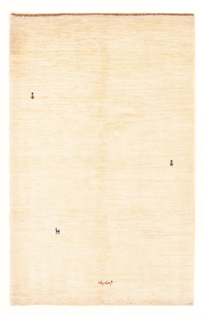 Tapis Gabbeh - Persan - 192 x 127 cm - crème
