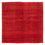Tapis Gabbeh - Persan carré  - 168 x 168 cm - rouge