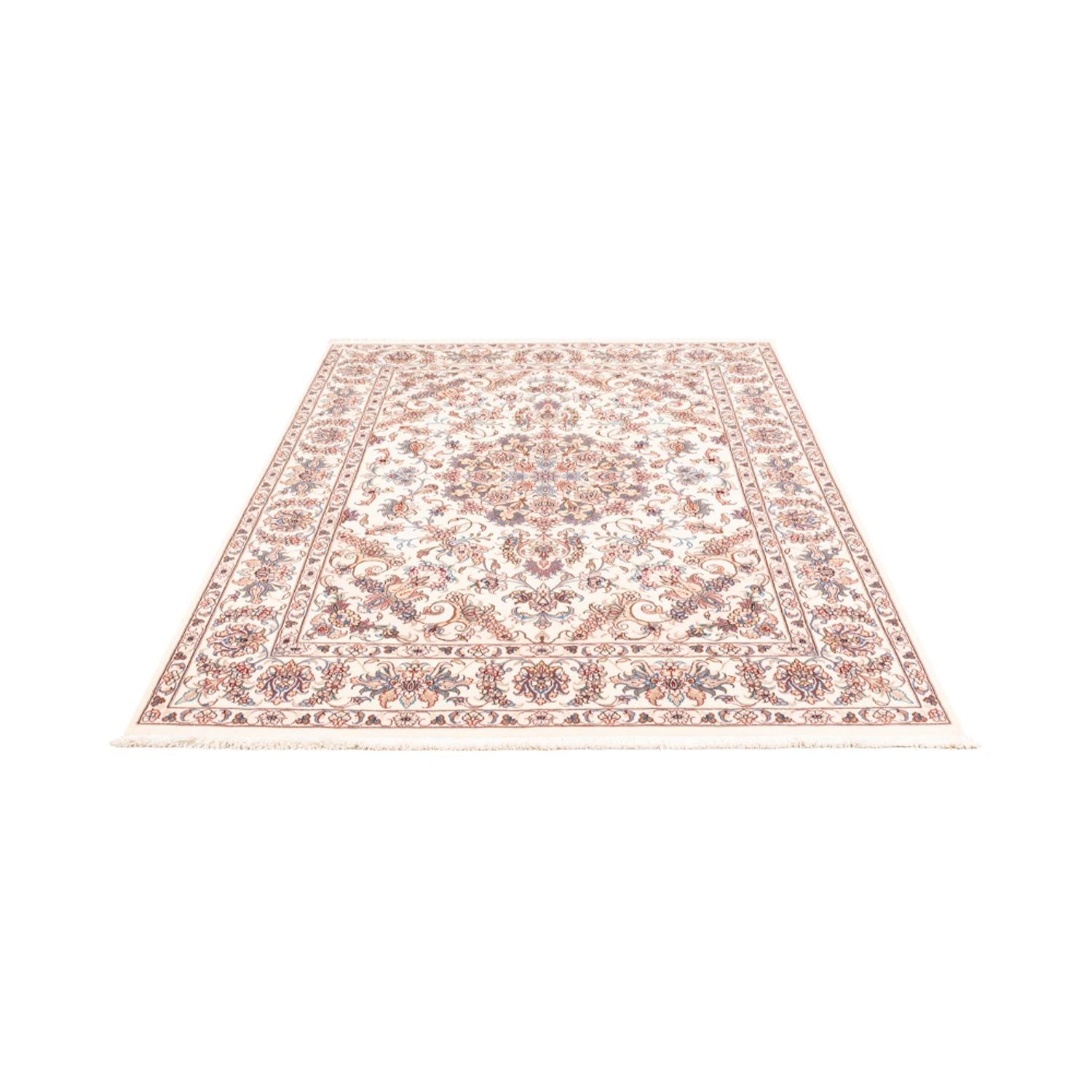 Tapis persan - Tabriz - 201 x 148 cm - crème
