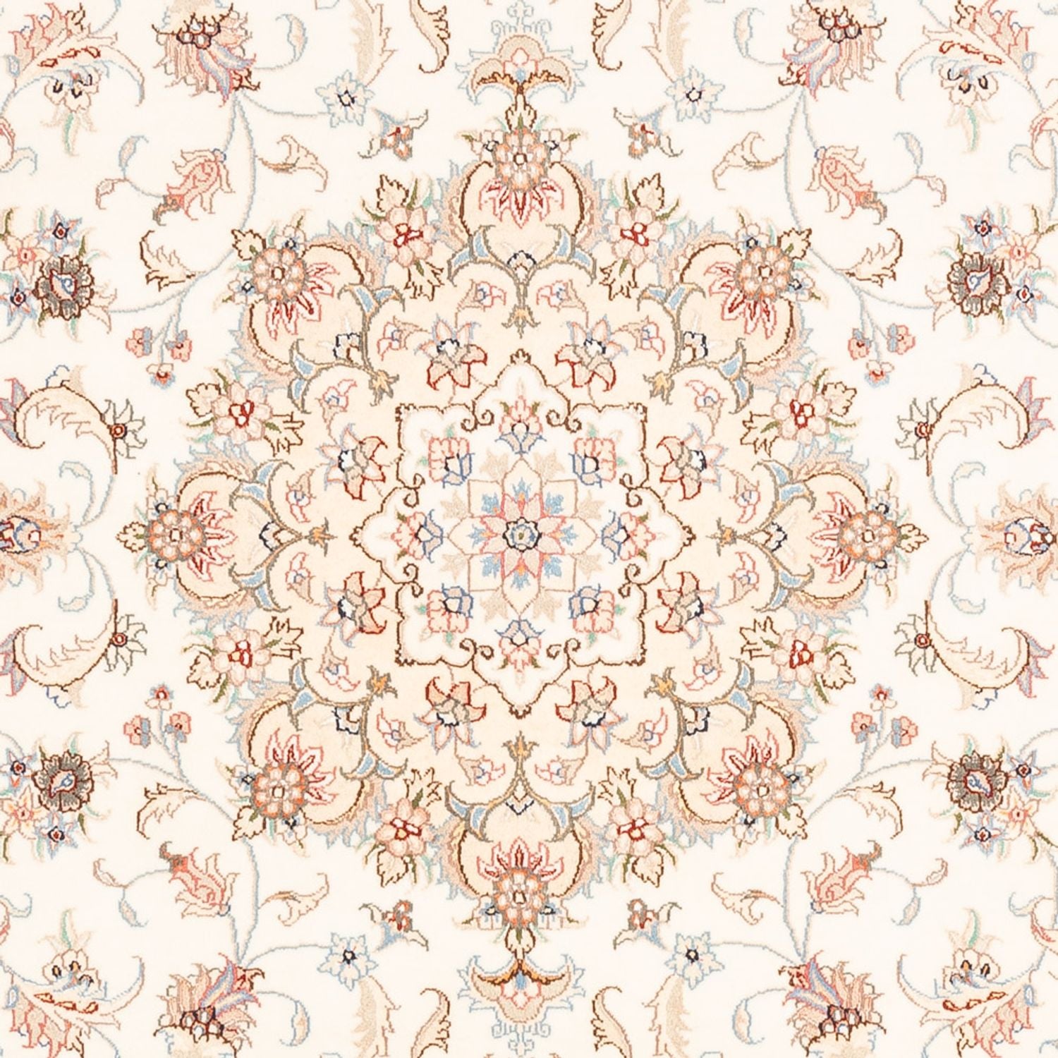 Tapis persan - Tabriz - 203 x 148 cm - crème