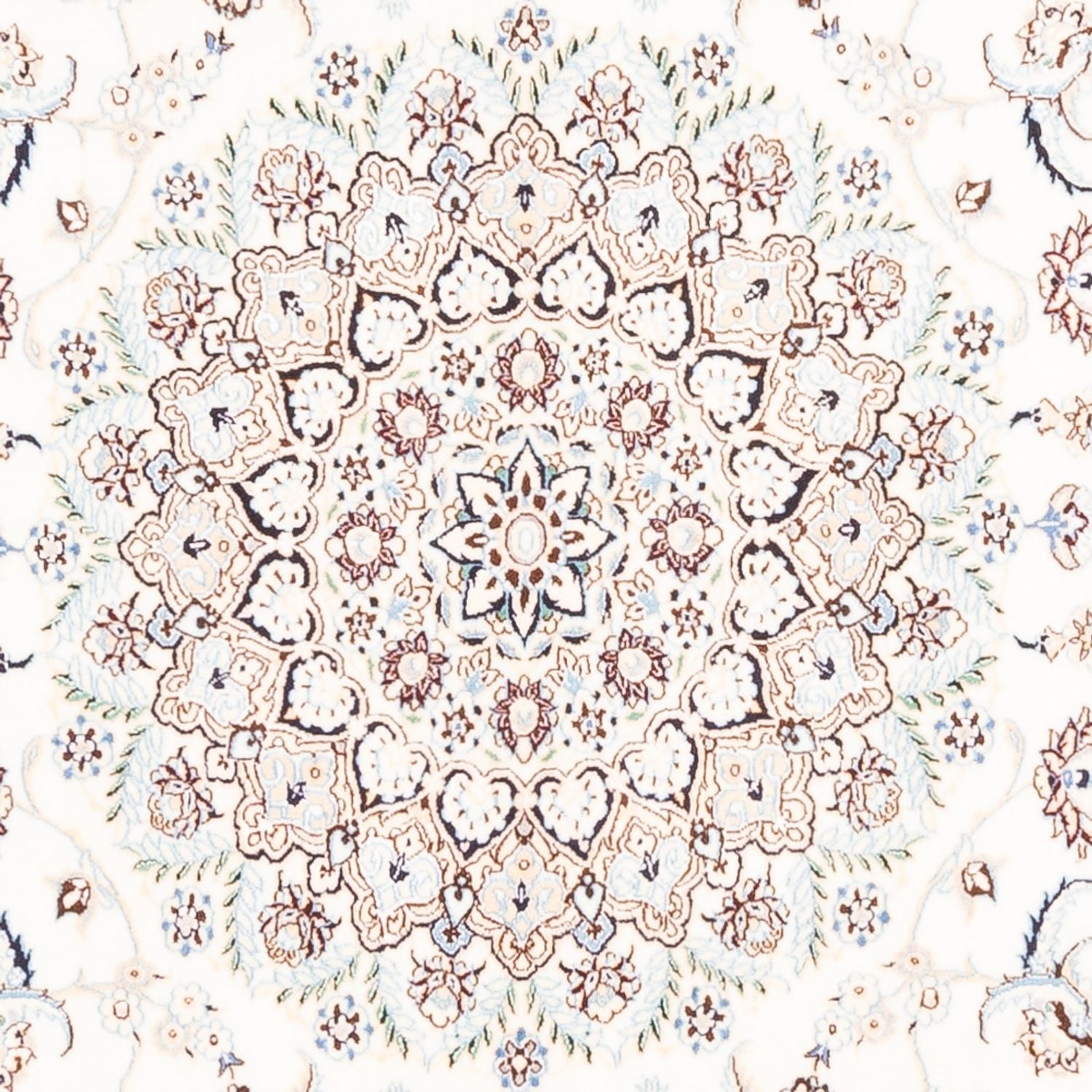 Tapis persan - Nain - Premium - 255 x 204 cm - crème