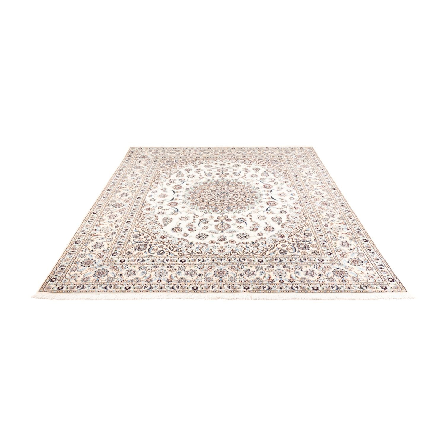 Tapis persan - Nain - Premium - 255 x 204 cm - crème