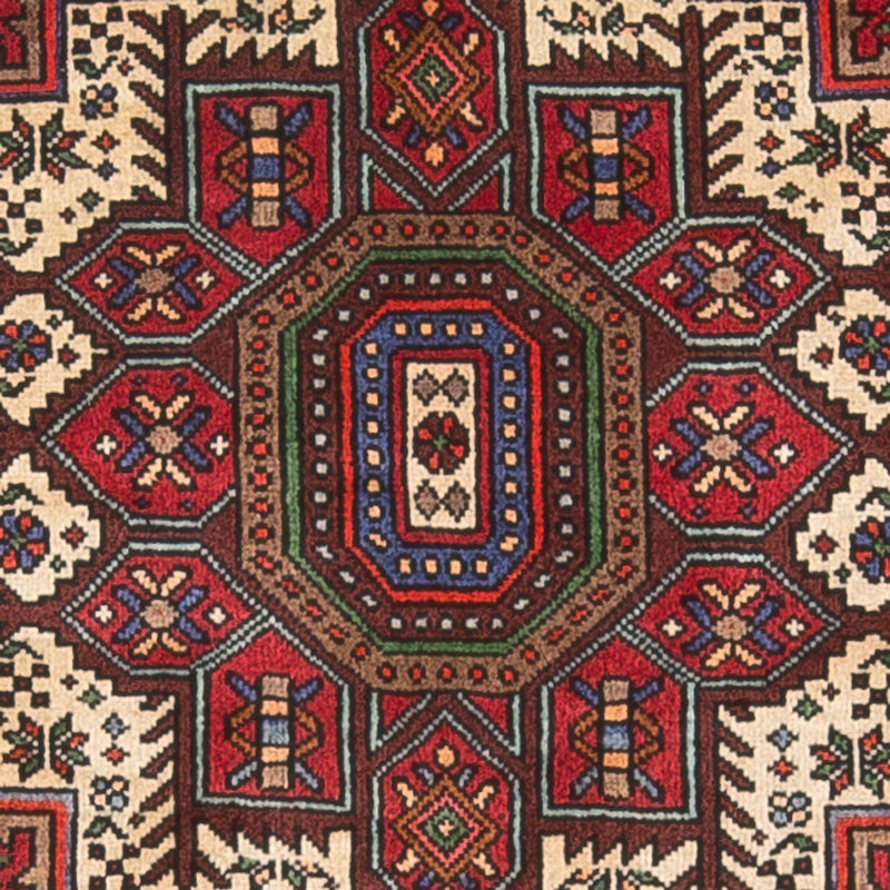 Tapis persan - Nomadic - 122 x 77 cm - rouge