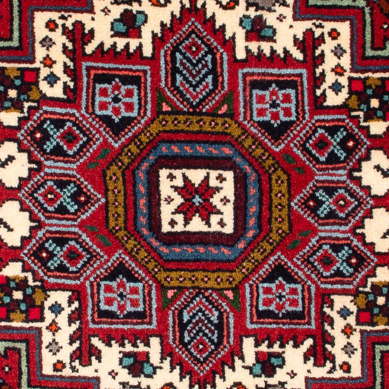 Tapis persan - Nomadic - 88 x 63 cm - rouge