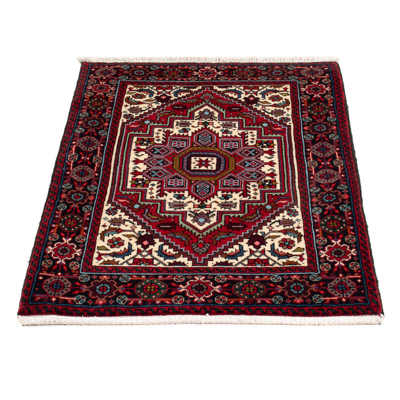 Tapis persan - Nomadic - 88 x 63 cm - rouge