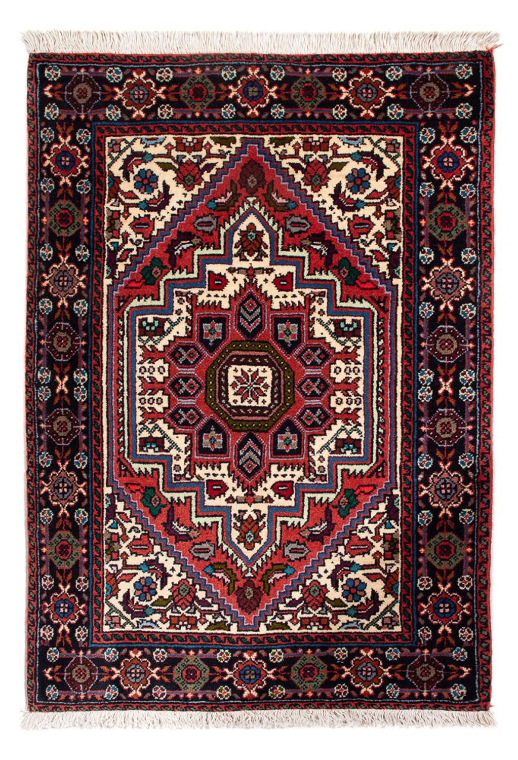 Tapis persan - Nomadic - 90 x 60 cm - crème