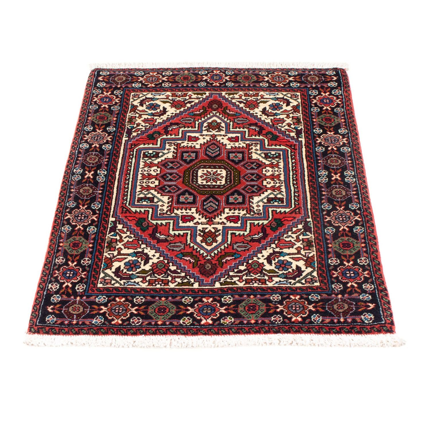 Tapis persan - Nomadic - 90 x 60 cm - crème