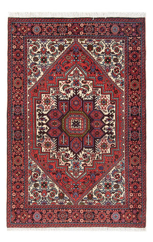 Tapis persan - Nomadic - 123 x 82 cm - rouge foncé