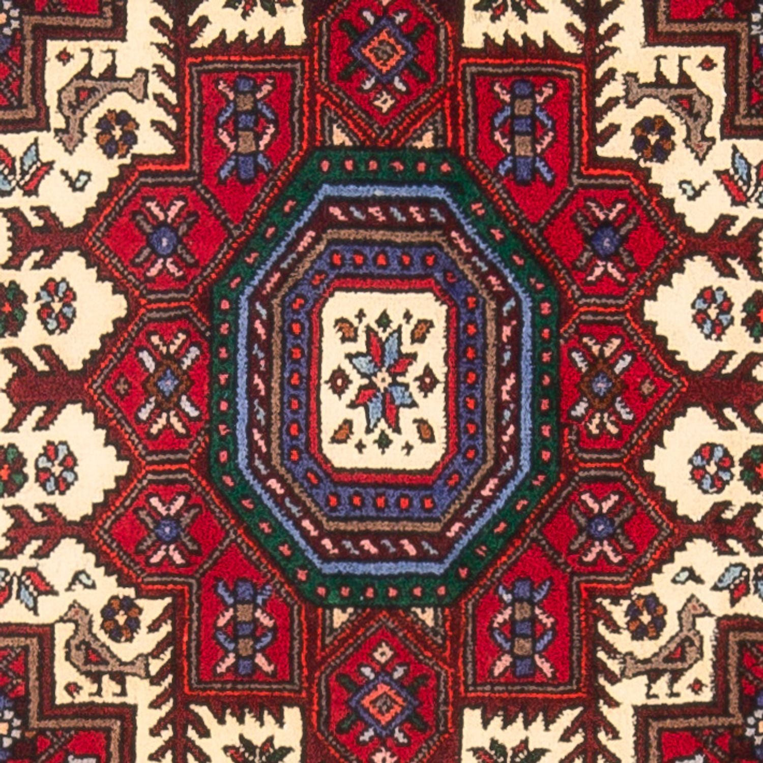 Tapis persan - Nomadic - 125 x 78 cm - crème