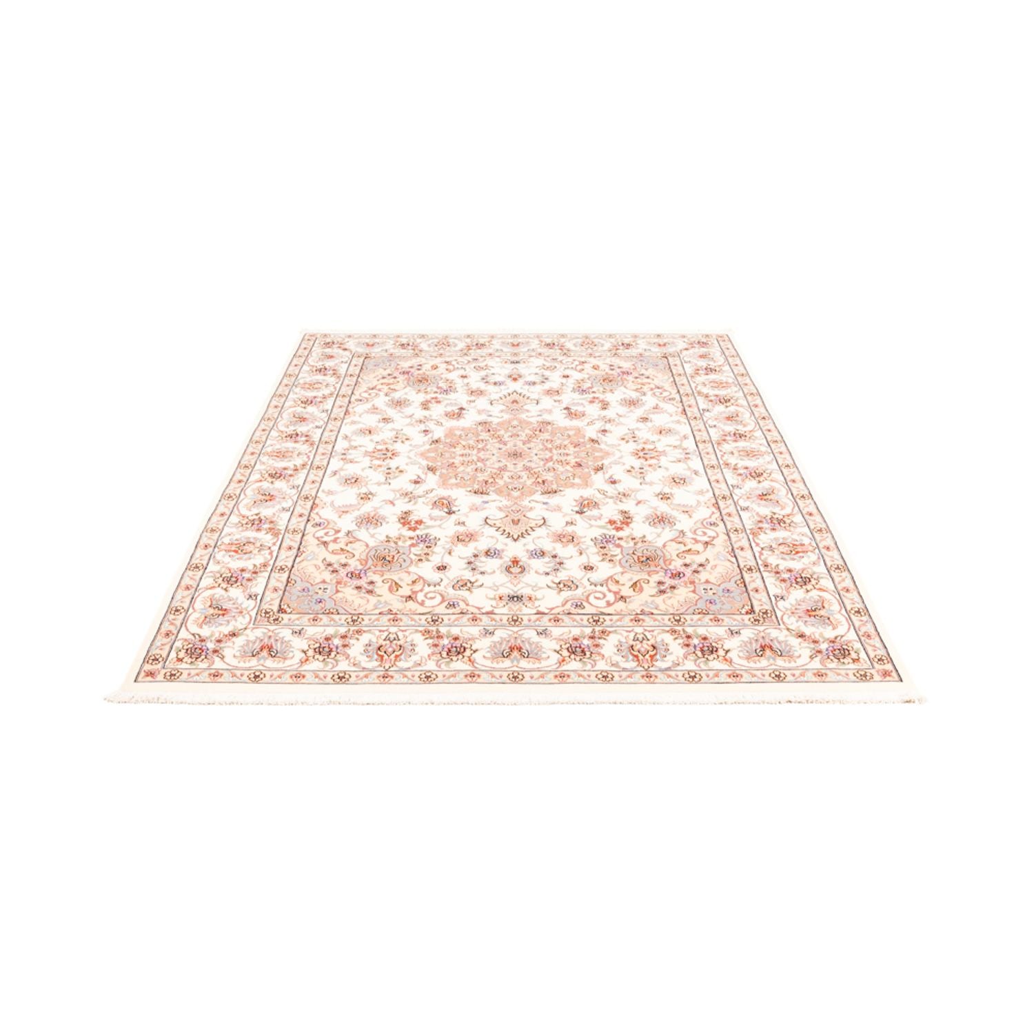 Tapis persan - Tabriz - 202 x 150 cm - crème