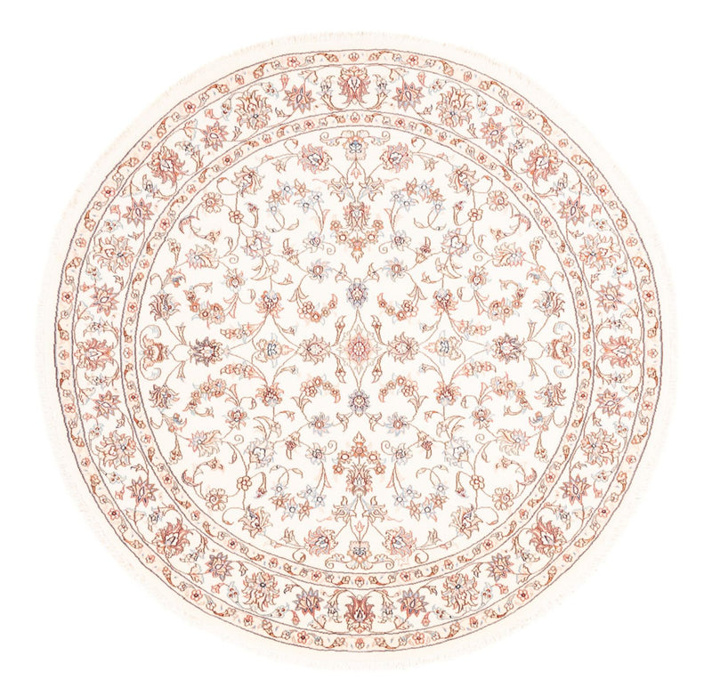 Tapis persan - Tabriz ronde  - 153 x 150 cm - crème