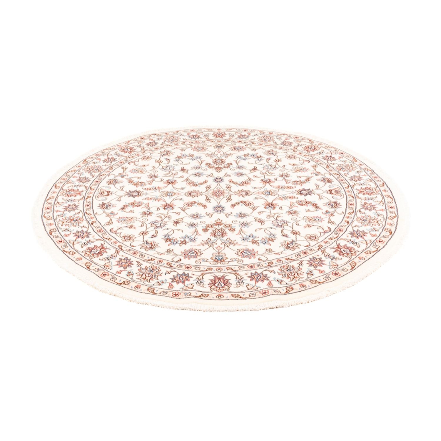 Tapis persan - Tabriz ronde  - 153 x 150 cm - crème