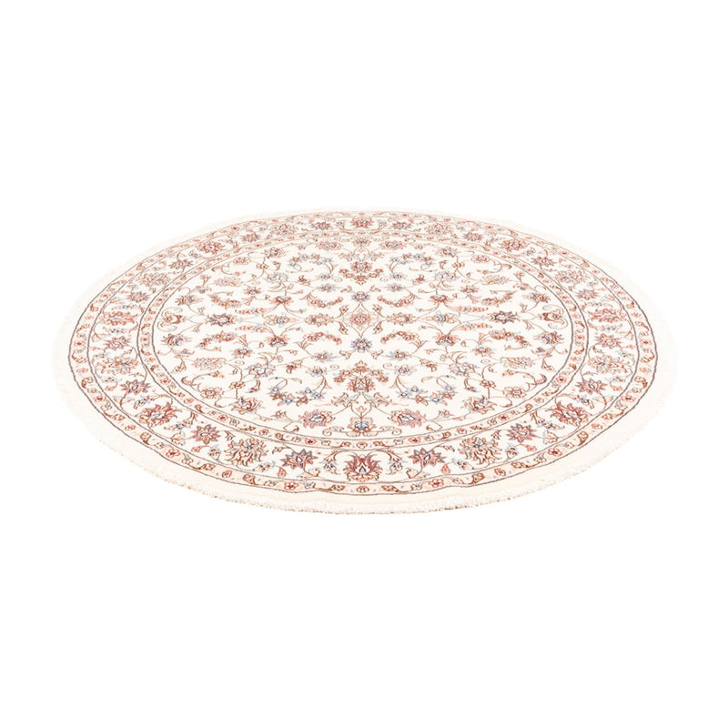 Tapis persan - Tabriz ronde  - 153 x 150 cm - crème