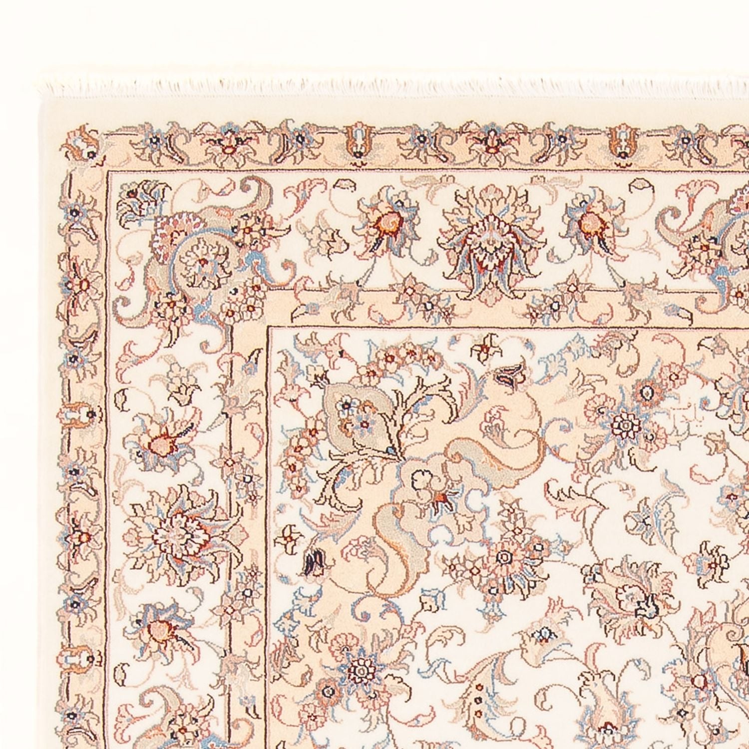 Tapis persan - Tabriz - Royal - 201 x 149 cm - crème