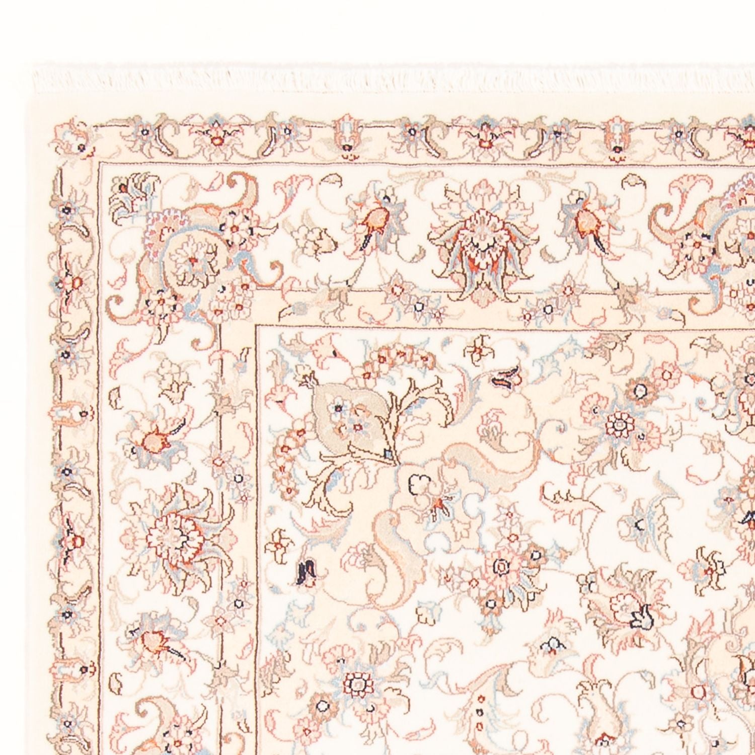 Tapis persan - Tabriz - Royal - 201 x 150 cm - crème