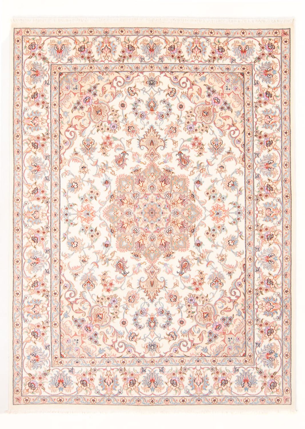 Tapis persan - Tabriz - Royal - 207 x 149 cm - crème