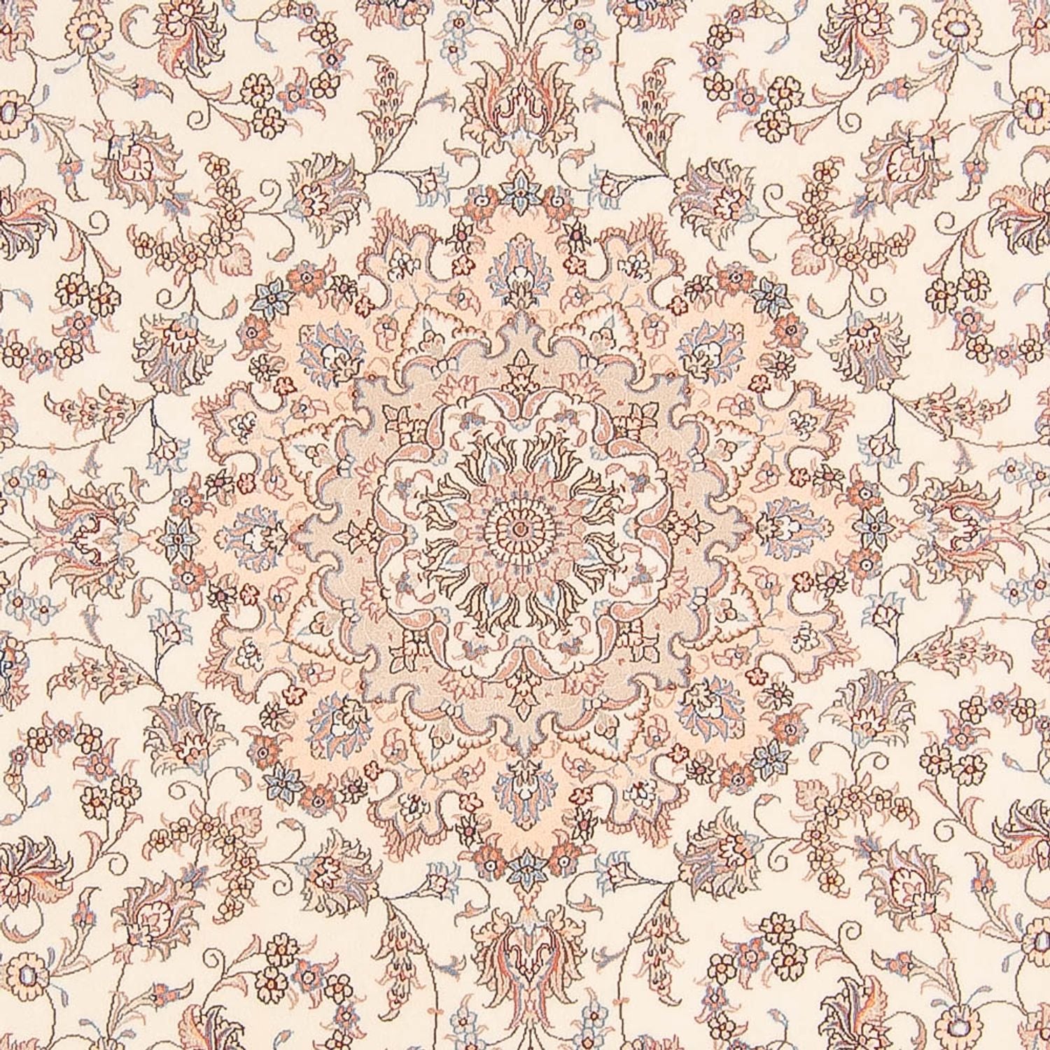 Tapis persan - Tabriz - Royal ronde  - 250 x 250 cm - crème