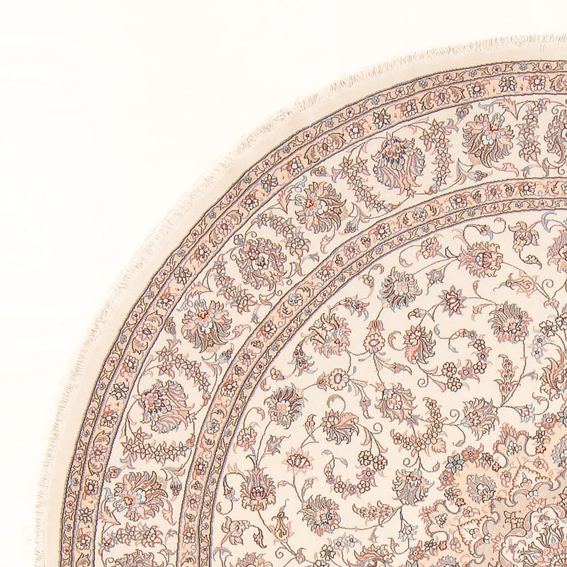 Tapis persan - Tabriz - Royal ronde  - 250 x 250 cm - crème