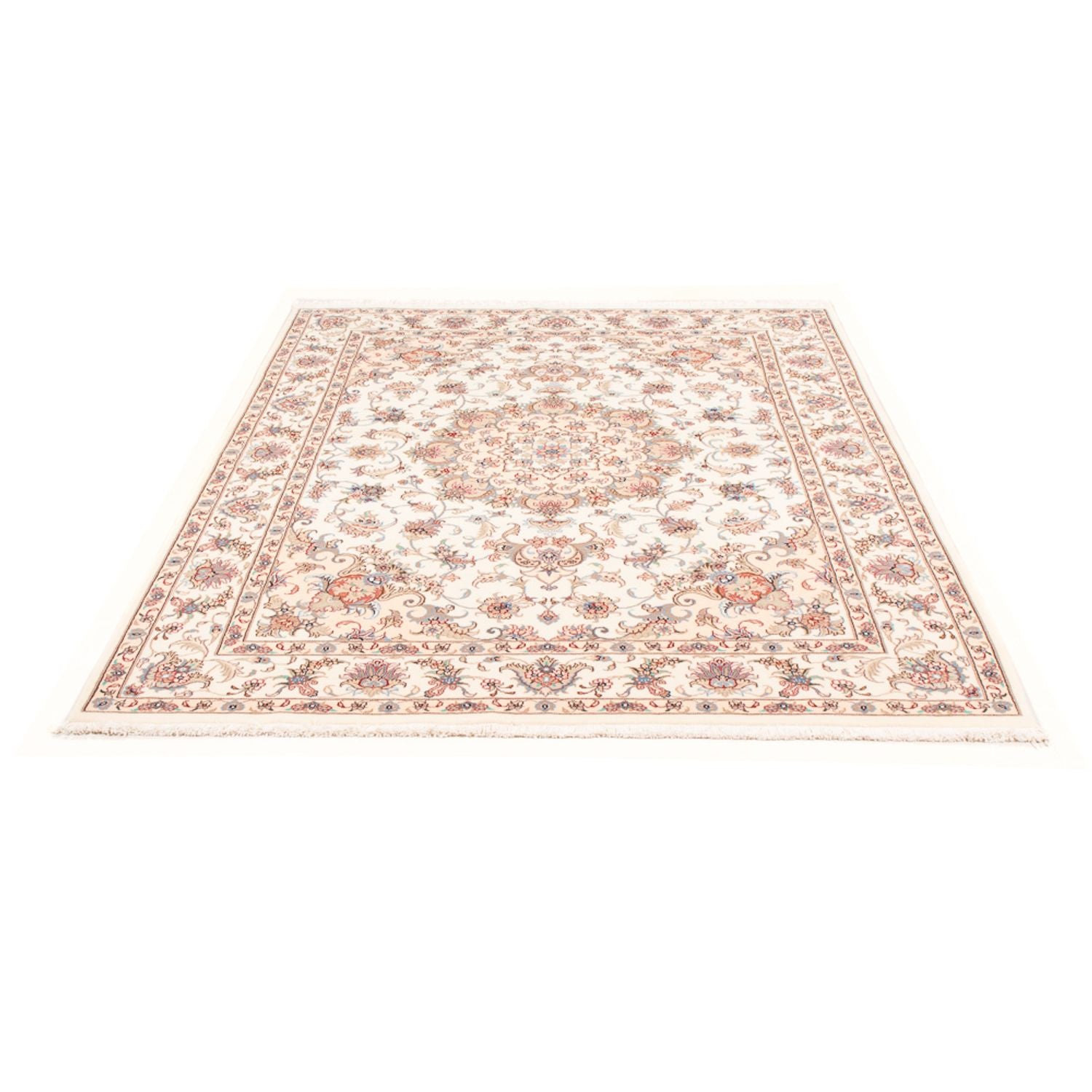 Tapis persan - Tabriz - Royal - 197 x 150 cm - crème