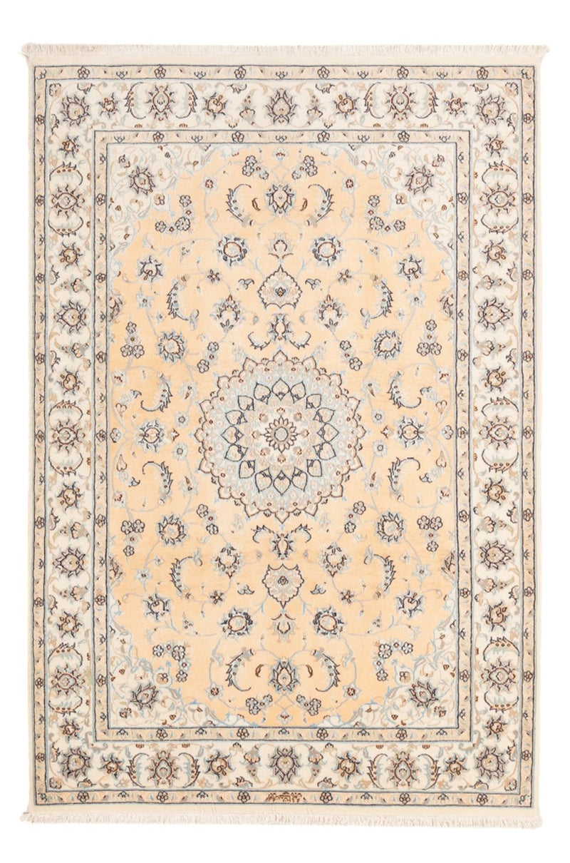 Tapis persan - Nain - Premium - 180 x 118 cm - beige clair