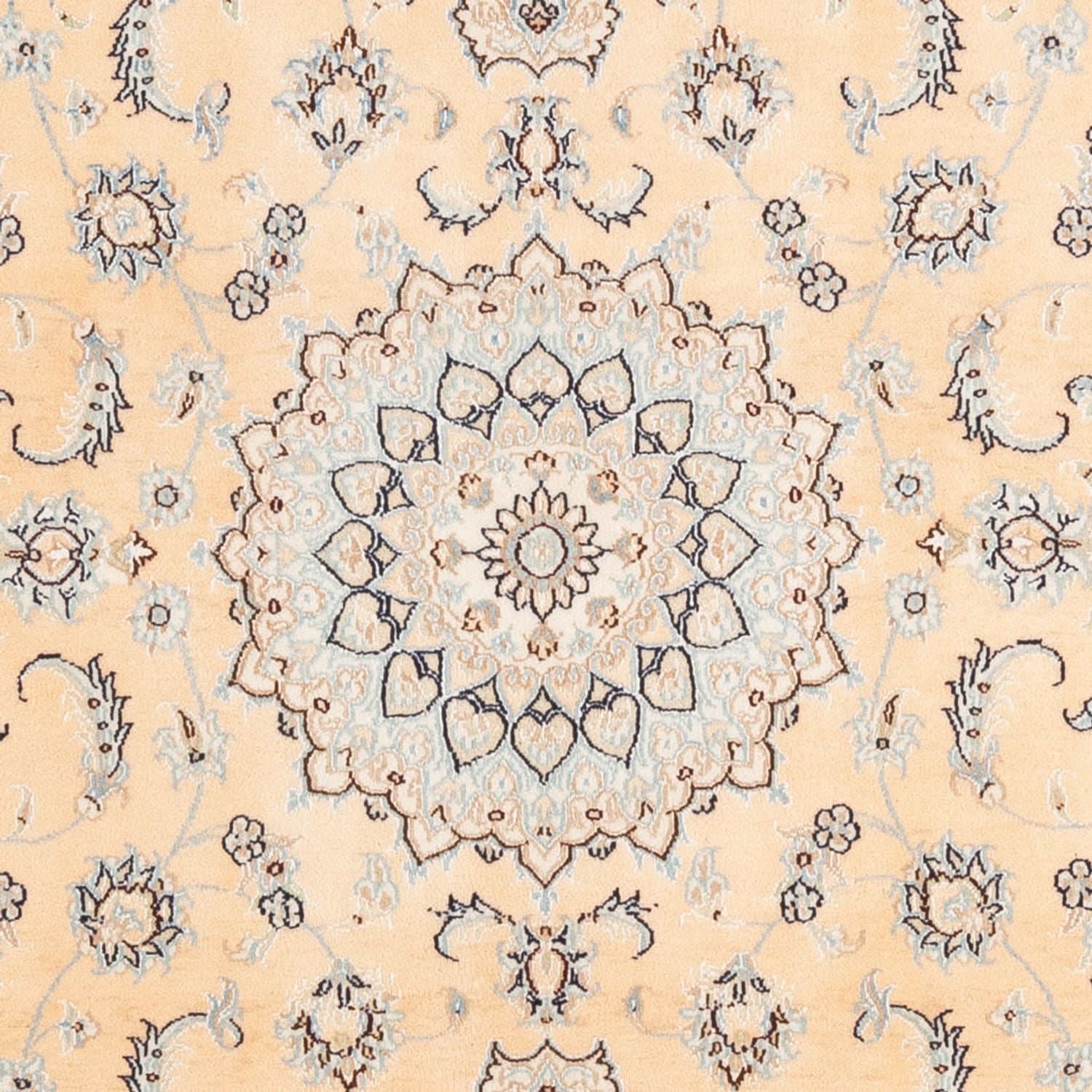 Tapis persan - Nain - Premium - 180 x 118 cm - beige clair