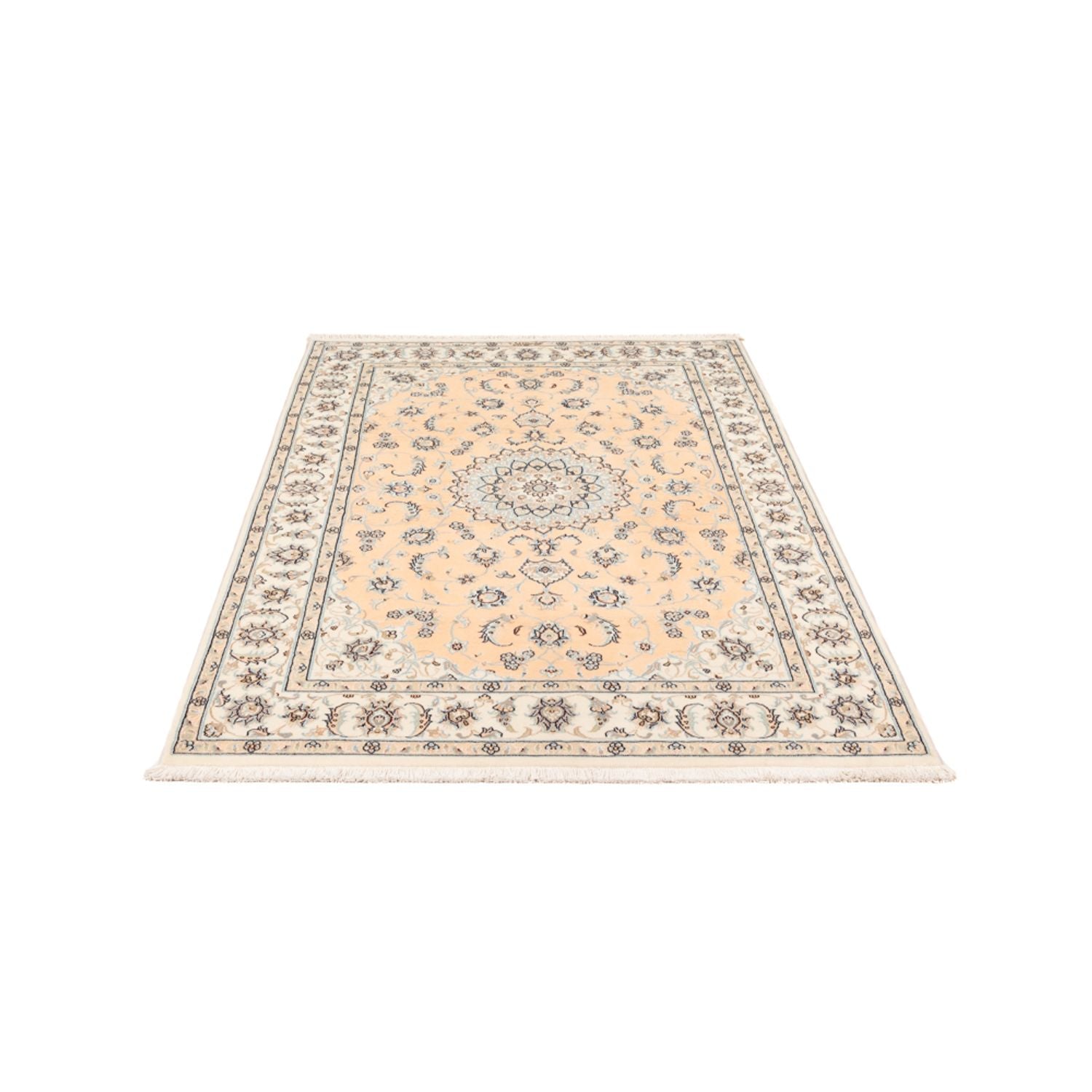 Tapis persan - Nain - Premium - 180 x 118 cm - beige clair