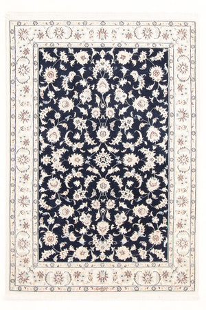 Tapis persan - Nain - Royal - 175 x 120 cm - bleu foncé