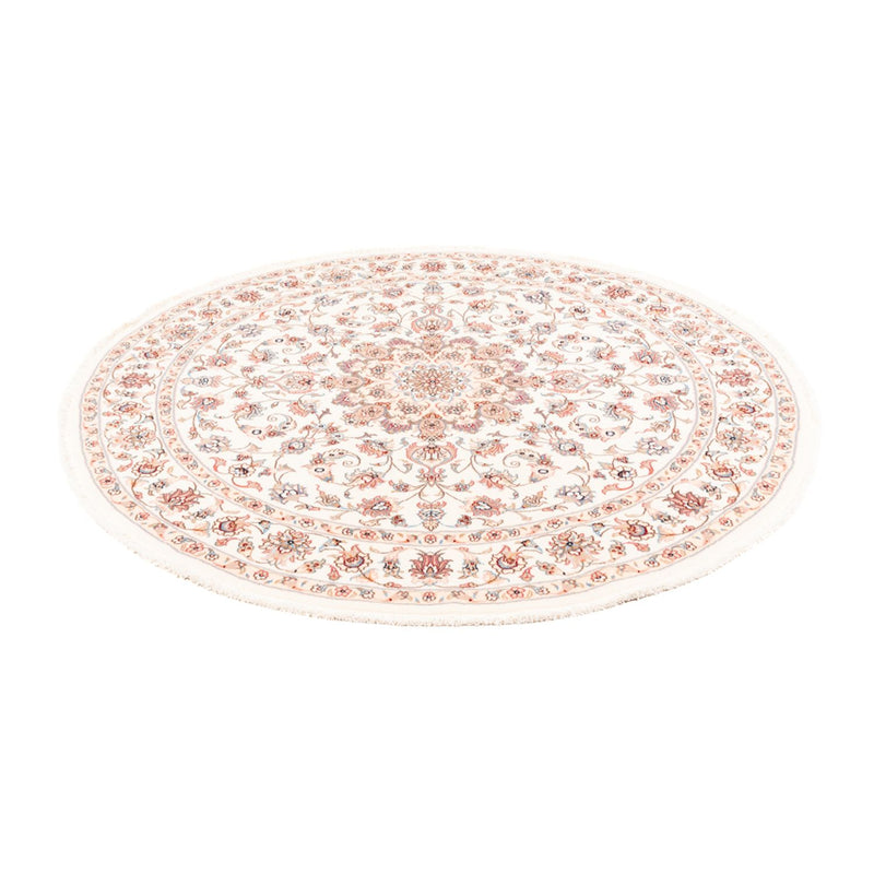 Tapis persan - Tabriz ronde  - 157 x 151 cm - crème