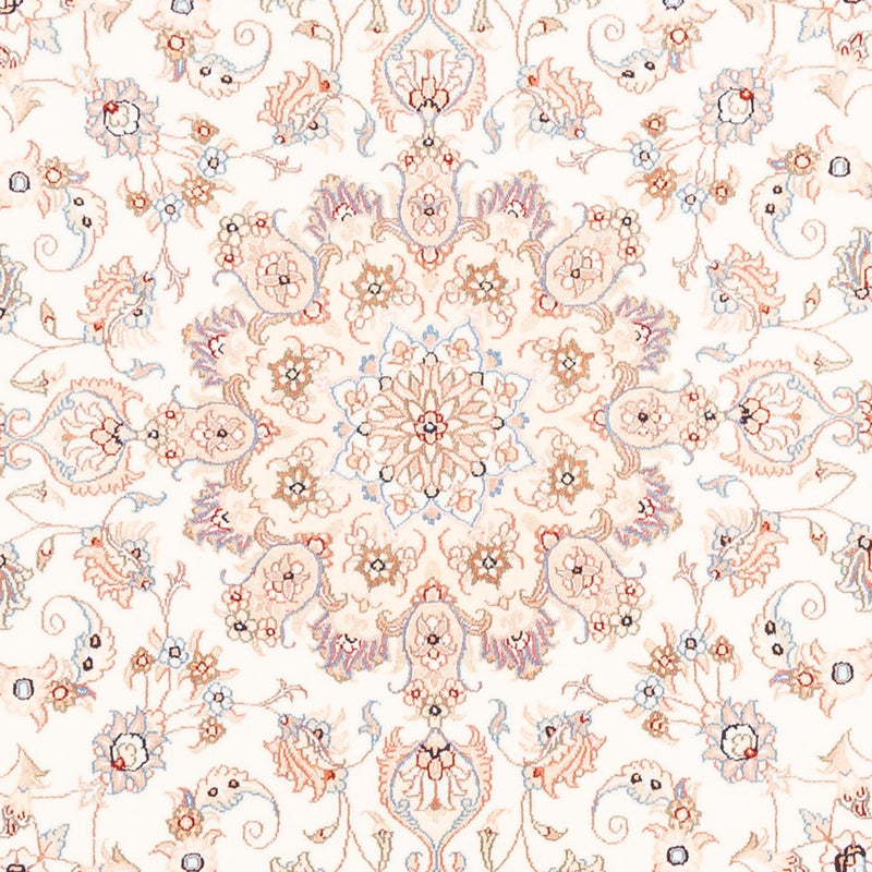 Tapis persan - Tabriz ronde  - 151 x 146 cm - crème