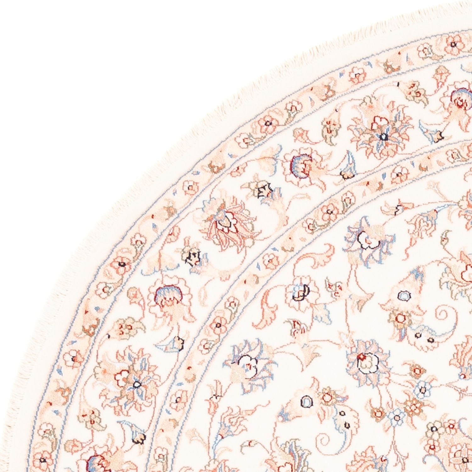 Tapis persan - Tabriz ronde  - 151 x 146 cm - crème