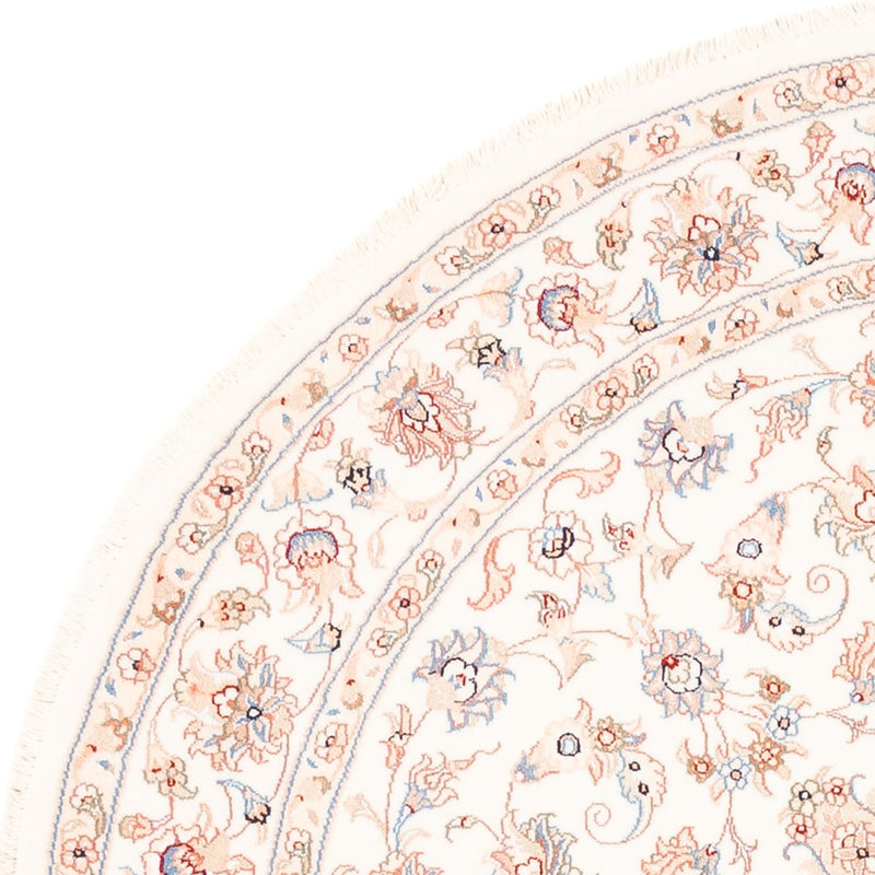 Tapis persan - Tabriz ronde  - 151 x 146 cm - crème