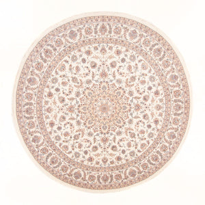 Tapis persan - Tabriz - Royal ronde  - 250 x 250 cm - crème
