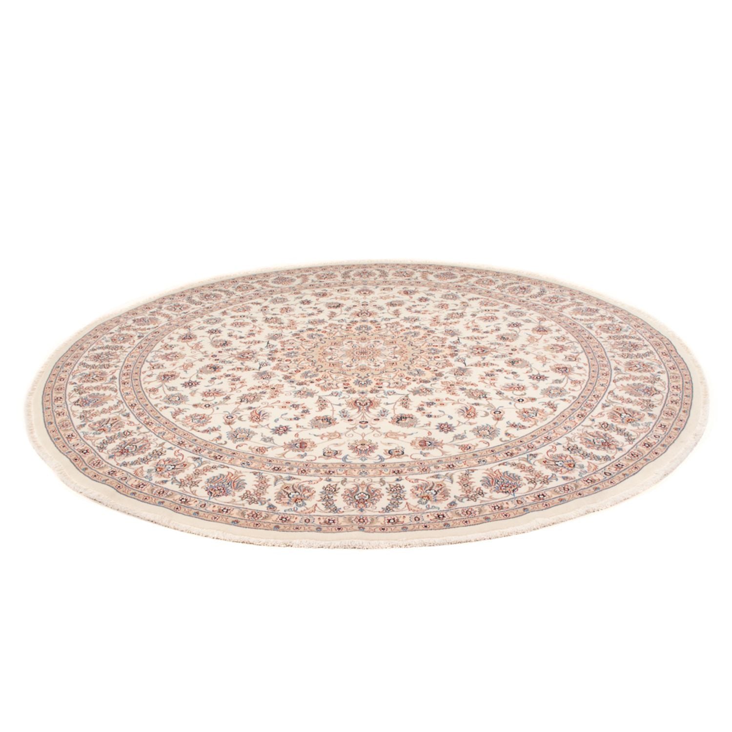 Tapis persan - Tabriz - Royal ronde  - 250 x 250 cm - crème