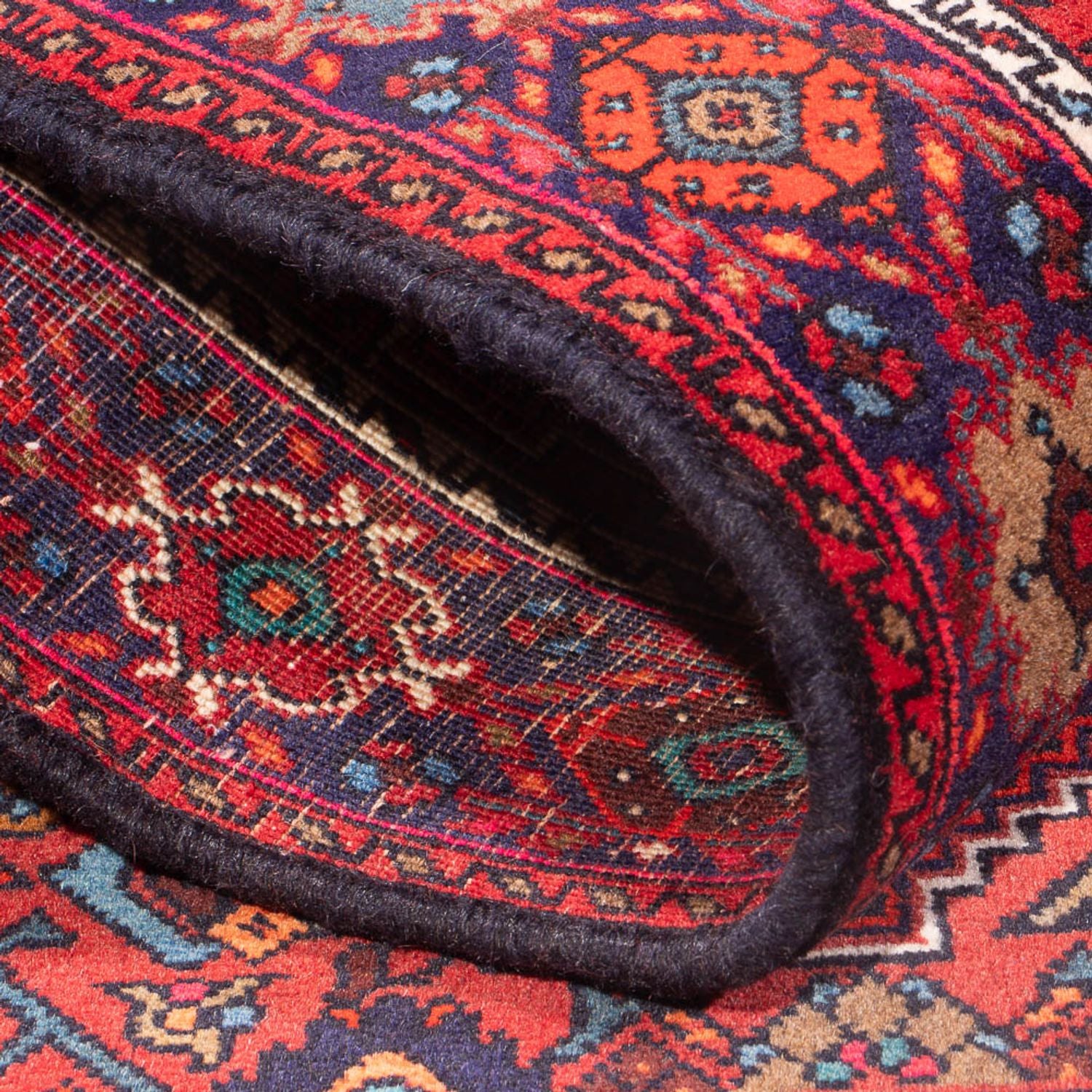 Tapis persan - Nomadic - 109 x 72 cm - rouge