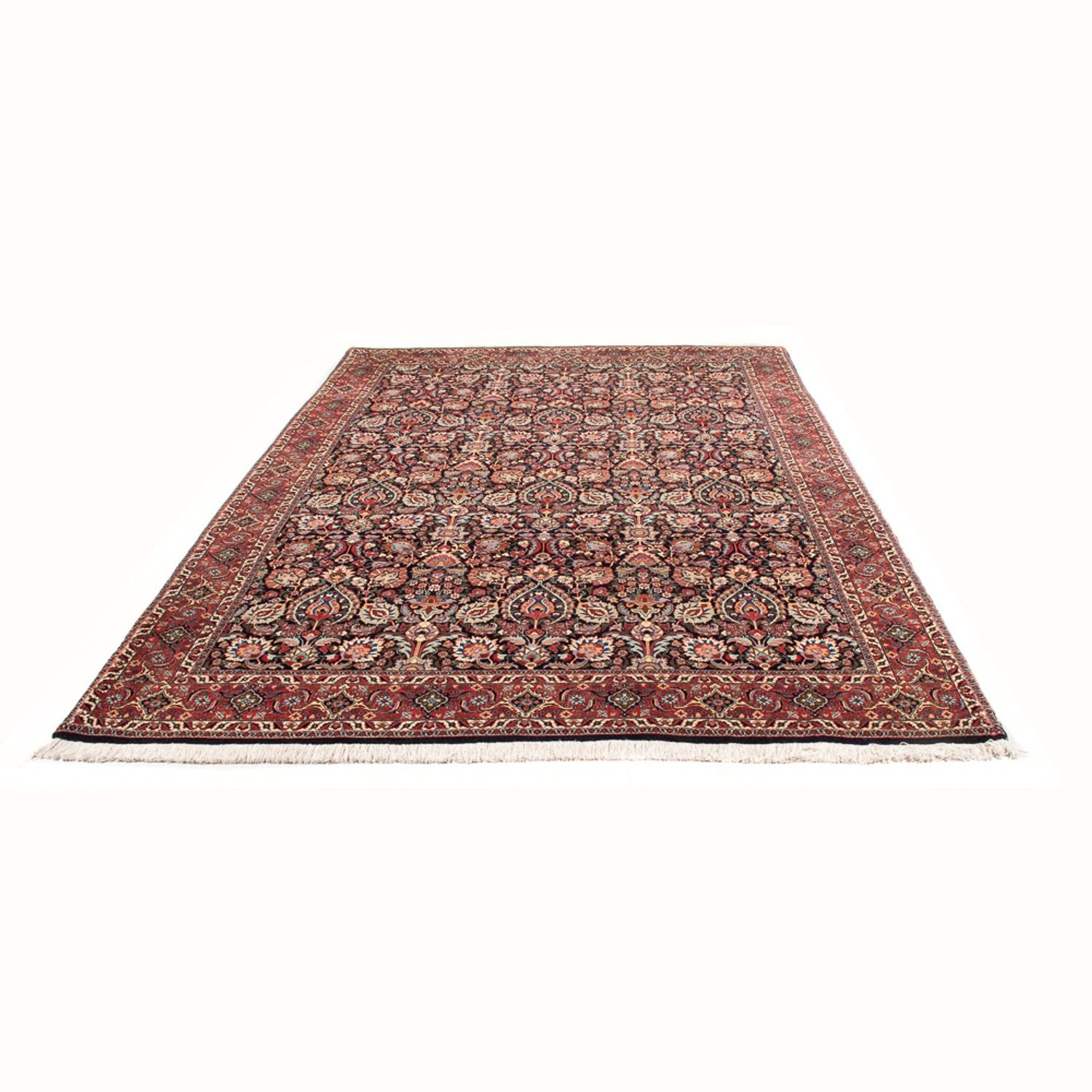 Tapis persan - Bidjar - Royal - 295 x 205 cm - bleu foncé
