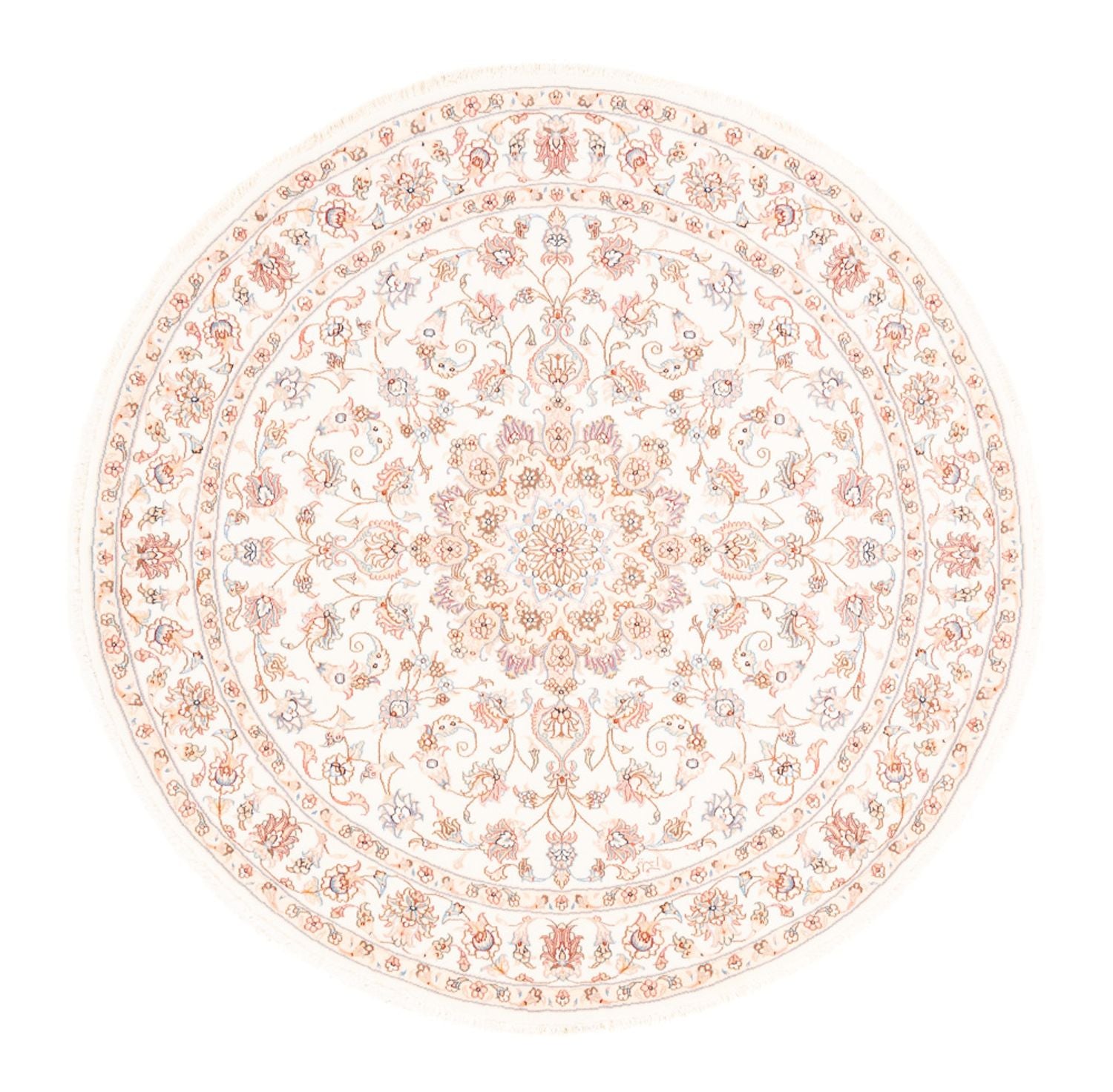 Tapis persan - Tabriz ronde  - 150 x 150 cm - crème