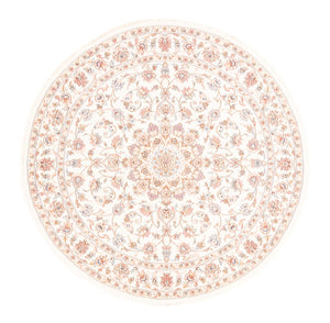 Tapis persan - Tabriz ronde  - 150 x 150 cm - crème