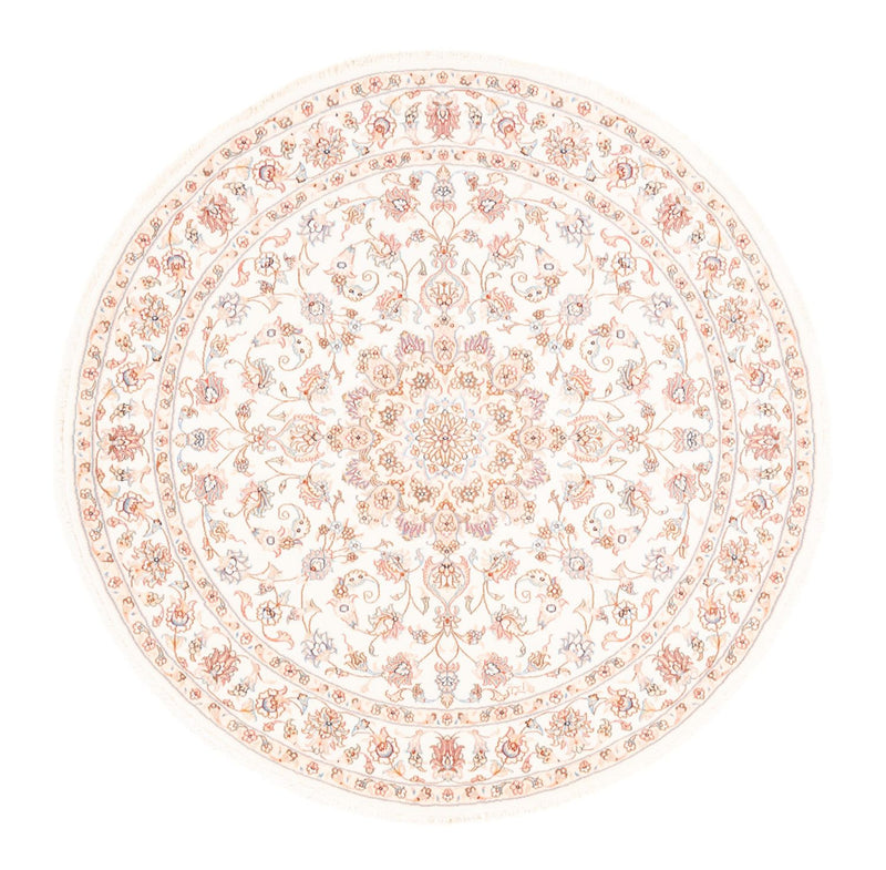 Tapis persan - Tabriz ronde  - 150 x 150 cm - crème