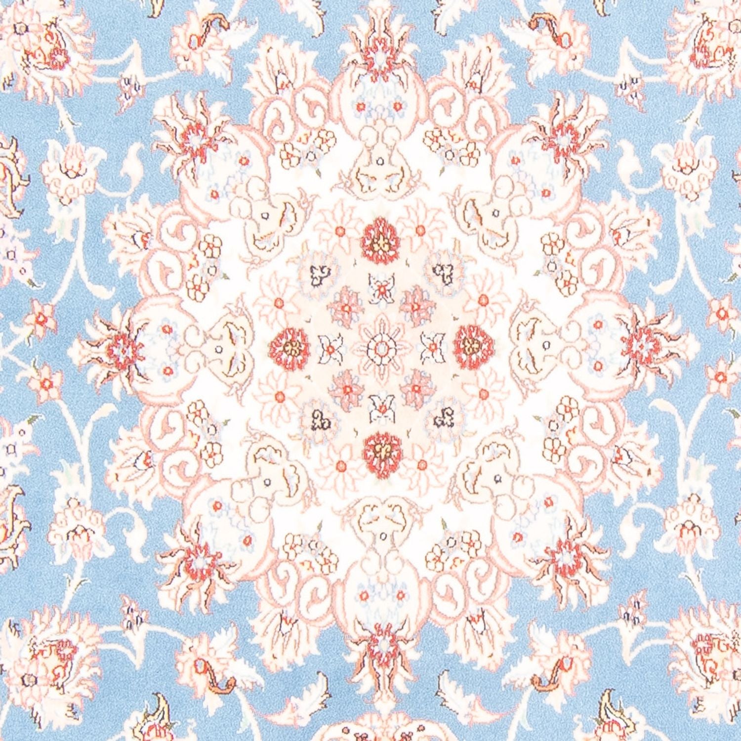 Tapis persan - Tabriz - Royal - 244 x 168 cm - bleu clair