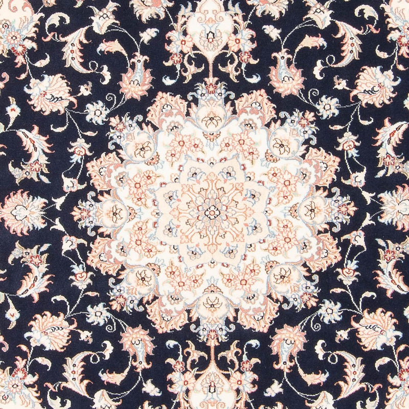 Tapis persan - Tabriz - Royal - 200 x 149 cm - bleu foncé
