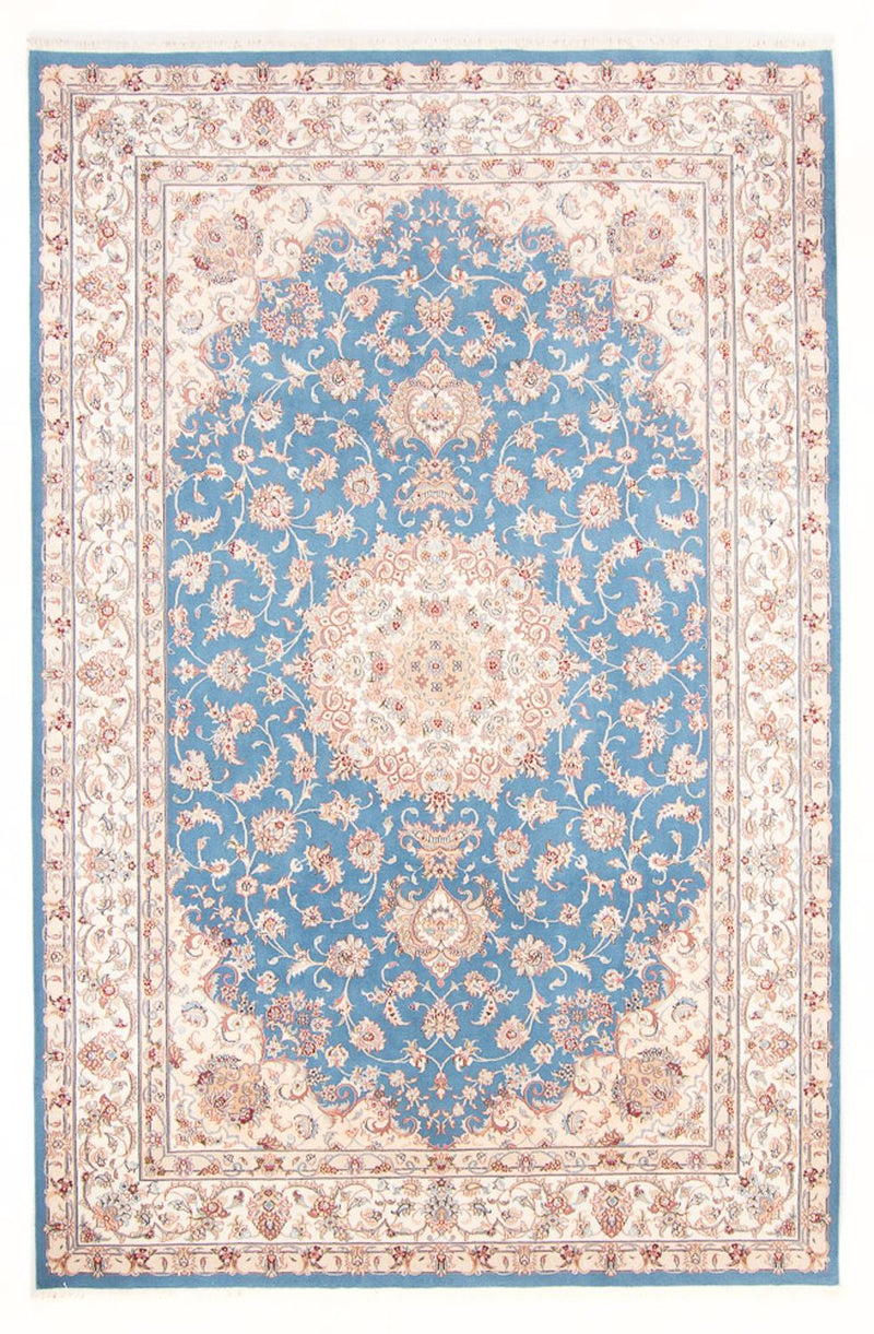 Tapis persan - Tabriz - Royal - 300 x 200 cm - bleu clair