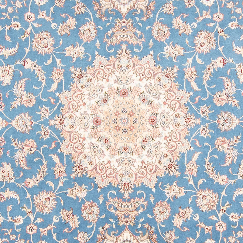 Tapis persan - Tabriz - Royal - 300 x 200 cm - bleu clair