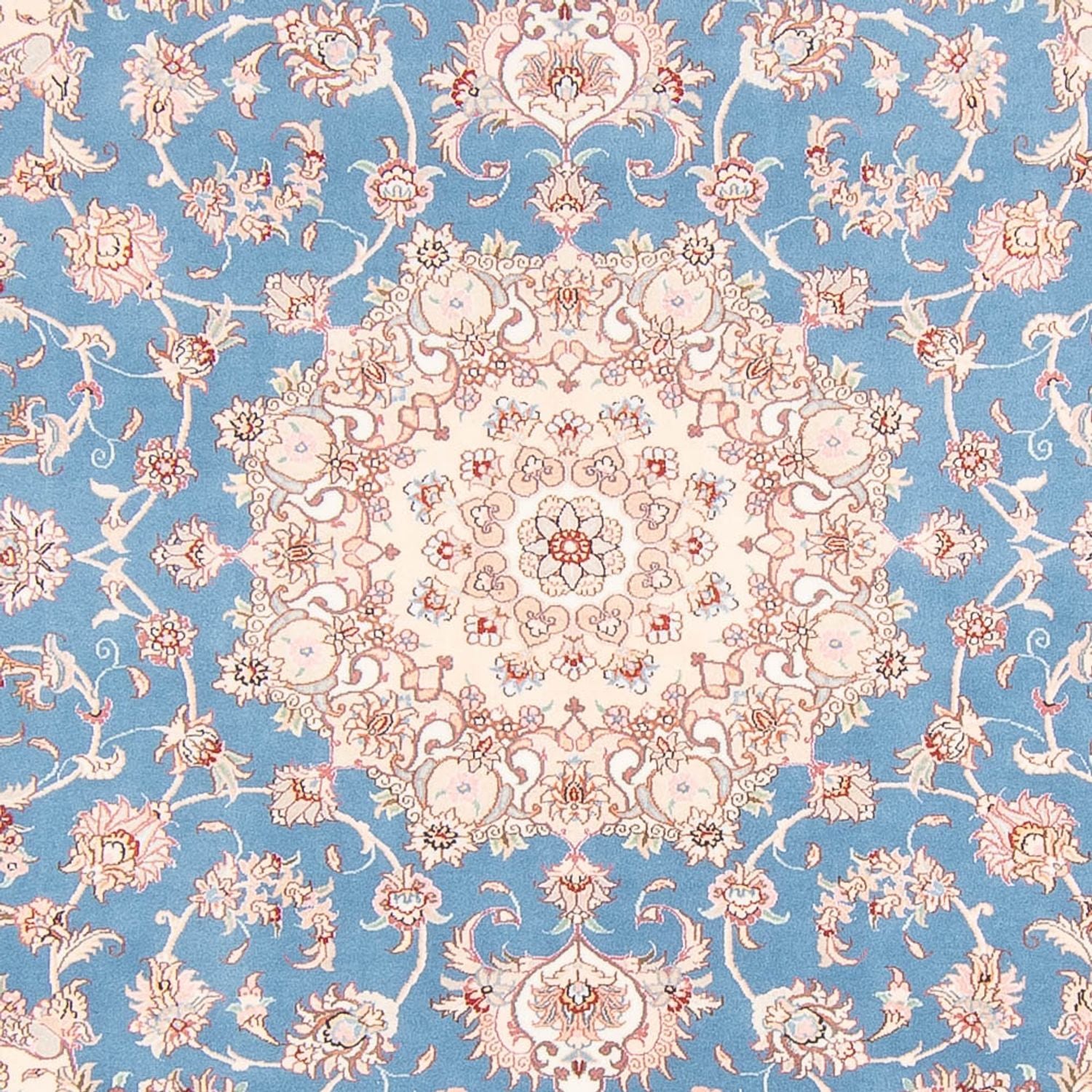 Tapis persan - Tabriz - Royal - 253 x 197 cm - bleu clair