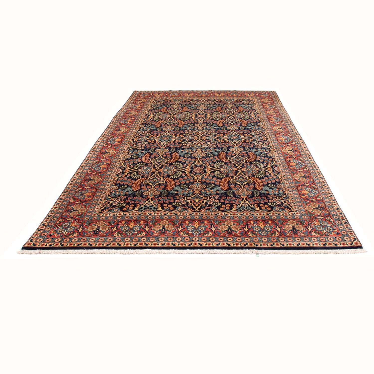 Tapis persan - Classique - 322 x 202 cm - bleu foncé