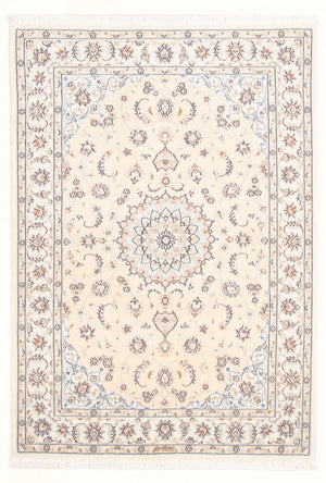Tapis persan - Nain - Royal - 172 x 118 cm - crème
