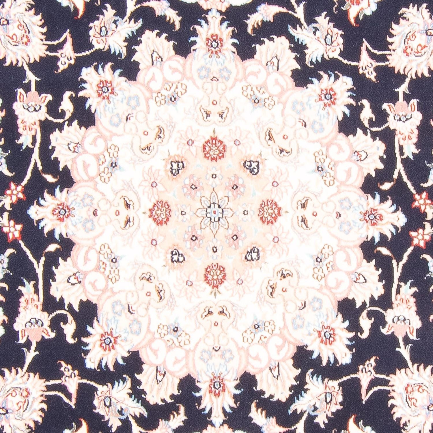 Tapis persan - Tabriz - Royal - 234 x 168 cm - bleu foncé